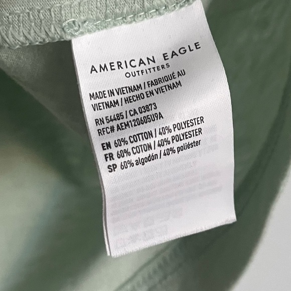 American Eagle Outfitters • Men’s Mint Pale Green Graphic Tee Super Soft - Picture 4 of 4